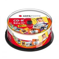 1x25 AgfaPhoto CD-R 80 / 700MB 52x Speed Cakebox