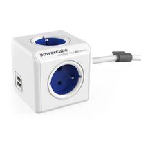 Allocacoc PowerCube Extended USB Blue 1,5m cable (FR)