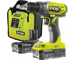 Suktuvas-gręžtuvas Ryobi R18DD2-220S; 18 V; 2x2,0 Ah akum.