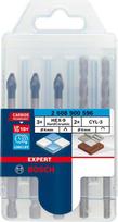 Įvairių Bosch „EXPERT HEX-9 HardCeramic“ grąžtų rinkinys, 6 mm 5 vnt.
