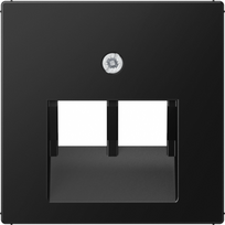Centre plate 2xIAE/UAE, A500, matt graphite A569-2BFPLUASWM | 4011377186118