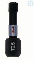 Screwdriver bit T25, 25mm 25pcs., Impact 2607002806 | 3165140980258