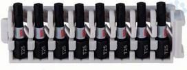 Screwdriver bit T25, 25mm 8pcs., Impact 2608522381 | 3165140912167
