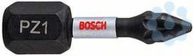 Screwdriver bit PZ1, 25mm 2pcs., Impact 2608522400 | 3165140919982