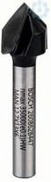 "V" formos frezos 6 mm D1 12,7 mm, L 12,7 mm,90° 2608628447 | 3165140374200