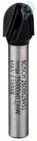 Fasoninės frezos 6 mm R1 4,7 mm, D 9,5 mm 2608628451 | 3165140374248
