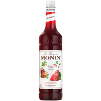 MONIN Braškių sirupas 1L (plast.)