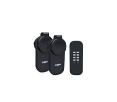 Solight DY12 - RINKINYS  2x Lauko lizdas + nuotolinio valdymo pultas IP44