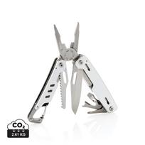 Solid multitool with carabiner
