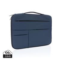 Smooth PU 15.6" laptop sleeve with handle