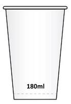 Popierinis puodelis GO BOX, vending, 7,5 oz, 180, VIIPRL400_07393