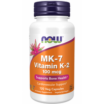 Now Foods MK-7 Vitamin K-2 100 mcg 120 vcaps