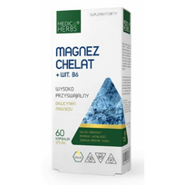 Medica Herbs Magnesium Chelate (Bisglycinate) with B6 60 caps