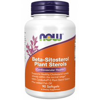 Now Foods Beta-Sitosterol Plant Sterols 90 softgels