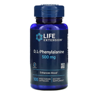 Life Extension D, L-Phenylalanine 500 mg 100 vcaps