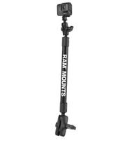 RAM 12" LNG ARM C SOCKET W/ GOPRO