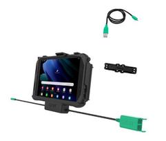 UNPKD EZ-ROLL'R DOCK POWER & DATA W/ 2 USB-A FEMALE SOCKETS FOR SAMSUNG TAB ACTIVE2 & TAB ACTIVE3