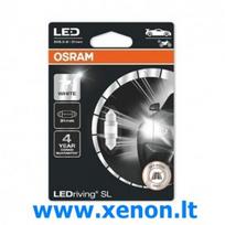 C5W 6438DWP-01B 31MM  OSRAM LED Balta lemputė SV8.5-8