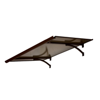 Stogelis Starkedach T-160, tiesus 6x1000x1600 mm rudas/pilkas : Dangos spalva - Skaidri (bespalvė), Konstrukcijos spalva - Pilka
