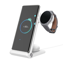 Nillkin PowerTrio 3in1 belaidis įkroviklis skirtas Huawei Watch baltos spalvos