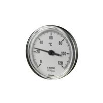 Termometras bimetalinis ø63 DN15 0-120°