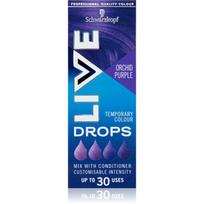 Schwarzkopf LIVE Drops trumpalaikiai plaukų dažai atspalvis Orchid Purple 30 ml
