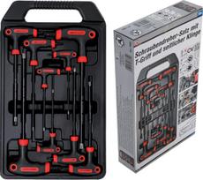 T-rankenėlių atsuktuvų rinkinys | T-Star su skyle (Torx) | T10-T50 | 9 vnt. (7880)