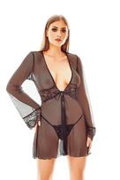 Seksualus Chalatas Maxine XXL/XXXL Juoda