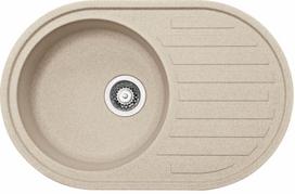 Granitinė plautuvė Franke Ronda, ROG 611, ekscentrinis ventilis, Beige
