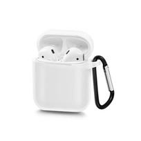 Ausinių dėklas Silikoninis dėklas, skirtas Airpods Type 1 – baltas