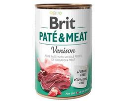 BRIT Paté  and  Meat su elniena - šlapias šunų maistas - skardinė - 400 g