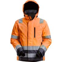 Atspari vandeniui, su gobtuvu Hi-Vis 37.5® 1132 žieminė striukė SNICKERS WORKWEAR , klasė 3 oranžinė