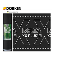 Difuzinė plėvelė Delta-XX Plus® UNIVERSAL, 150g/m², 2 lipnūs kraštai, 75m²
