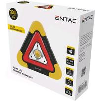 LED žibintuvėlis ENTAC,IP44,5W,300lm,pakraun., saulės ir USB,trikampio f., avarinio ženklo funkcija