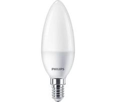 LED lemputė PHILIPS, B38, E14, 7W (=60W), 4000K, 806 lm, šaltai baltos sp.