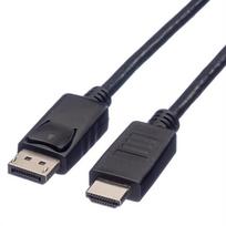 Roline Displayport Cable, Dp - Hdtv,  M/M, 2 M