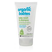 Bekvapis prausiklis ir šampūnas kūdikiams GREEN PEOPLE, 150 ml