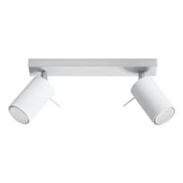 Lubinis šviestuvas SOLLUX RING 2 baltas, 40 W