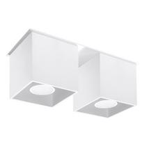 Lubinis šviestuvas SOLLUX QUAD 2 baltas, 40 W