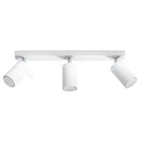 Lubinis šviestuvas SOLLUX RING 3 baltas, 40 W