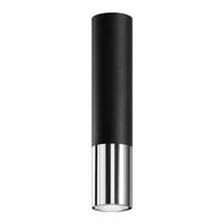 Lubinis šviestuvas SOLLUX LOOPEZ juoda/chromo, 40 W