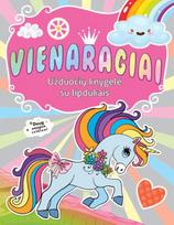 Vienaragiai. Užduočių knygelė su lipdukais