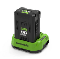 Greenworks AKUMULIATORIAUS IR KROVIKLIO KOMPLEKTAS 60V gsk60b2 (2A kroviklis ir 2Ah akumuliatorius)