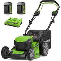 Greenworks Vejapjovė 46 cm 2x24V su dviem 4Ah akumuliatoriais GD24X2LM46SPK4X