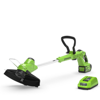 Greenworks Styginė žoliapjovė (trimeris) G40T5K2 / 40V, 30 cm su 2Ah akumuliatoriumi ir universaliu krovikliu