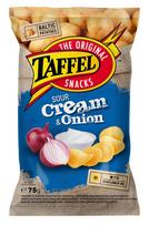 TAFFEL S.CREAM & ONION CHIPS bulvių traškučiai, 75, TTTTFF182104