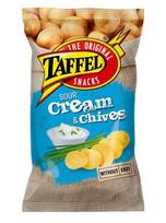 TAFFEL SOUR CREAM&CHIVES bulvių trašk., 180 g, TTTTFF182178