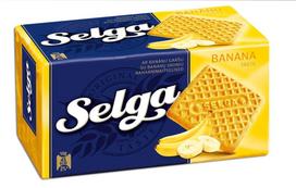 SELGA sausainia bananų skonio,180g, CIESLG183503