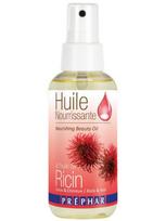 PREPHAR Maitinamasis ricinos aliejus kūnui ir plaukams, 100 ml