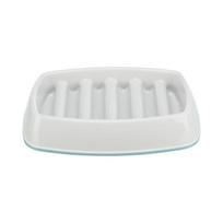 Lėto ėdimo dubenėlis TRIXIE, 0,25l, 21x14 cm, pilkas